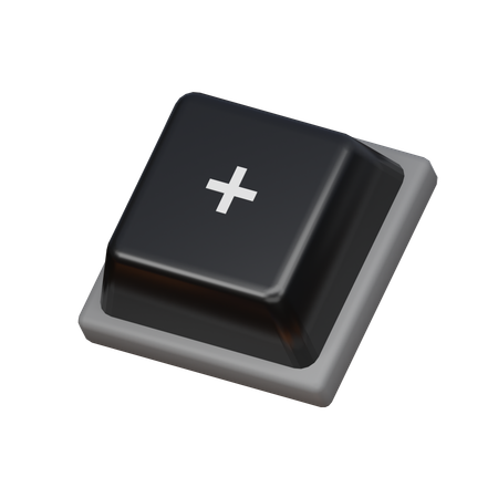 Keycap plus  3D Icon