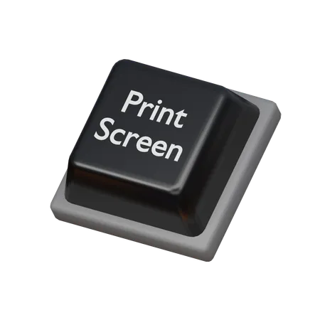 Keycap Print Screen 3 D Icon 3D Icon