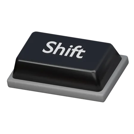 Keycap Shift 3 D Icon 3D Icon