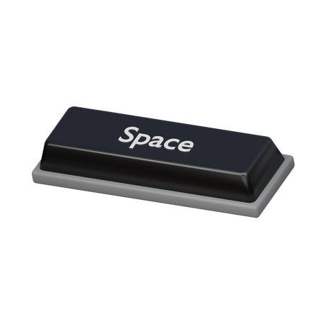 Keycap Space bar  3D Icon