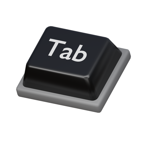 Keycap Tab  3D Icon