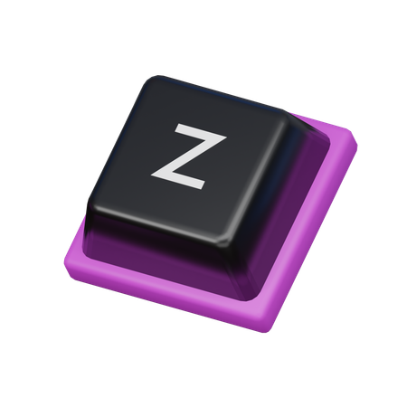 Keycap Z  3D Icon