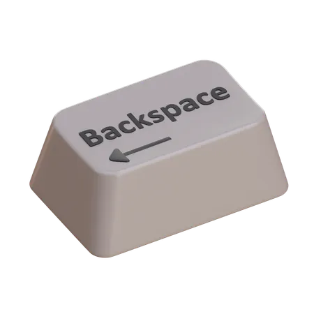 Keycaps BackSpace  3D Icon