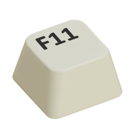 Keycaps F11  3D Icon
