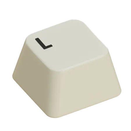 Keycaps L  3D Icon