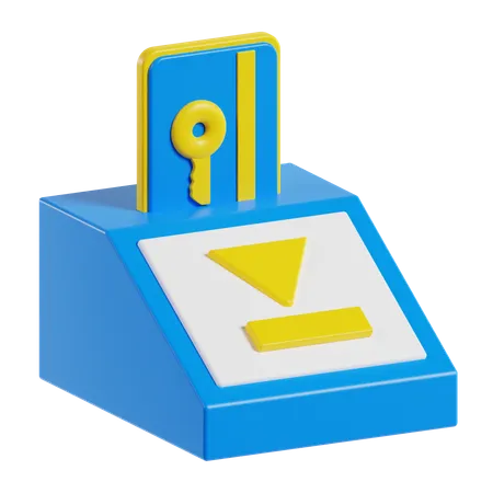 Keycard  3D Icon