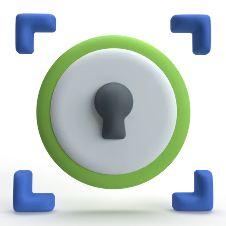 Keyhole  3D Icon