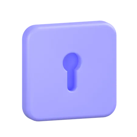 Keyhole  3D Icon