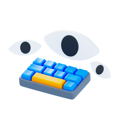 Keylogger  3D Icon