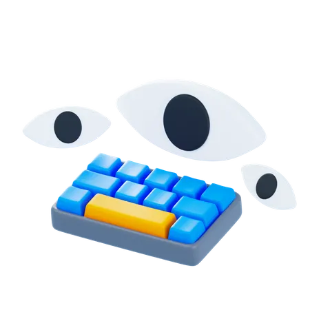 Keylogger  3D Icon