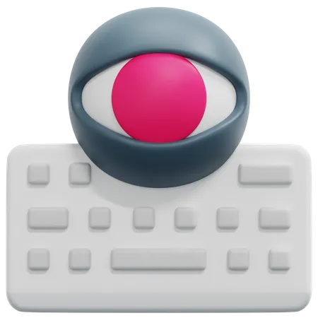 Keylogger 3D Icon
