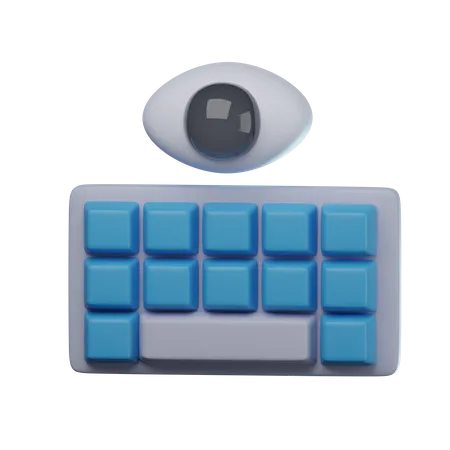 Keylogger  3D Icon