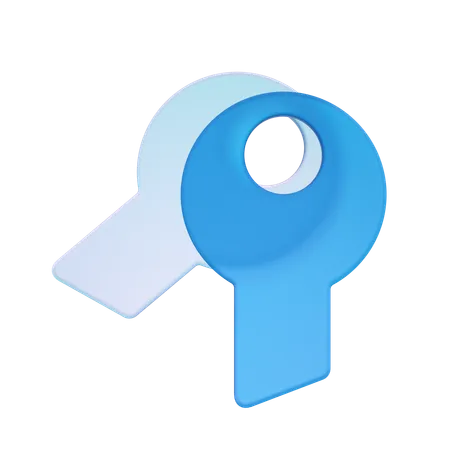 Keys  3D Icon