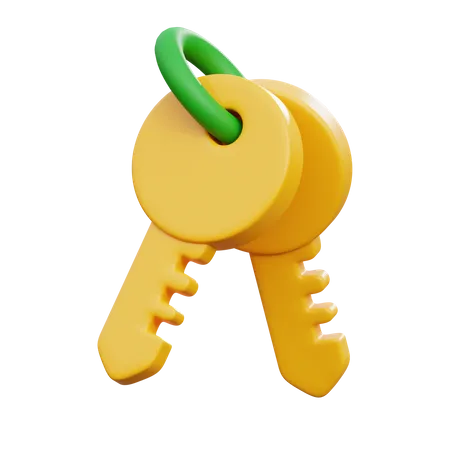 Keys  3D Icon