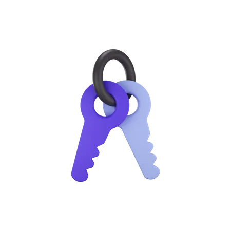 Keys  3D Icon