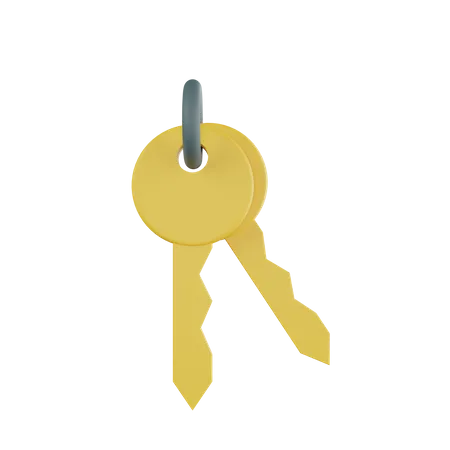 Keys  3D Icon