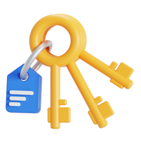 Keys  3D Icon