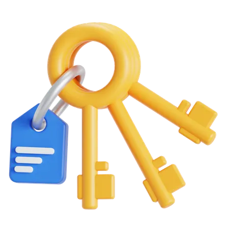 Keys  3D Icon