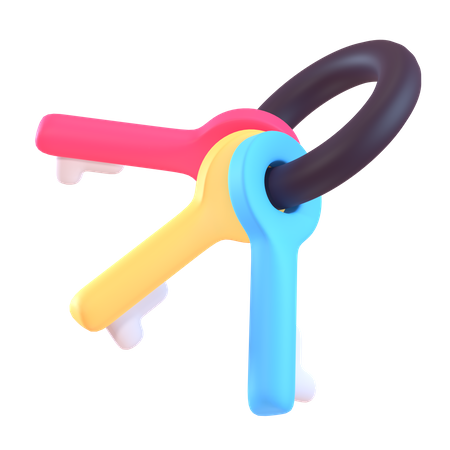 Keys  3D Icon