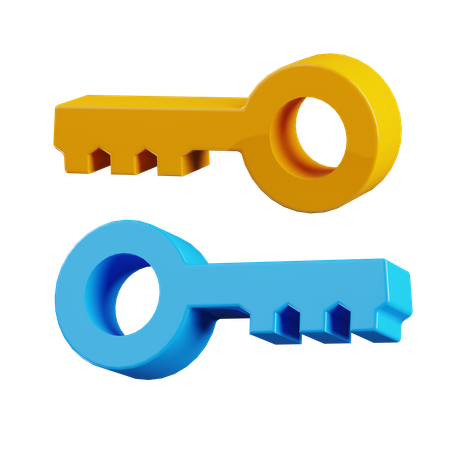 Keys  3D Icon