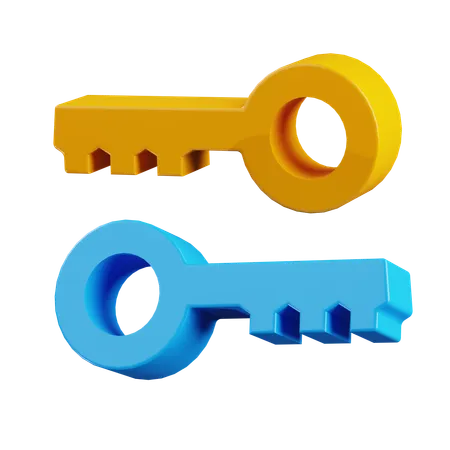 Keys  3D Icon