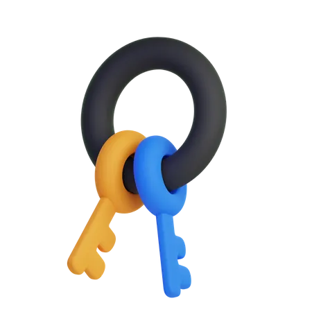 Keys  3D Icon