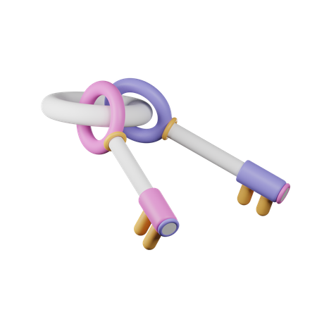 Keys  3D Icon