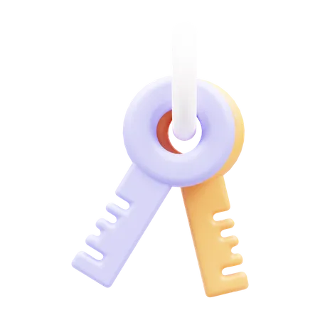 Keys  3D Icon