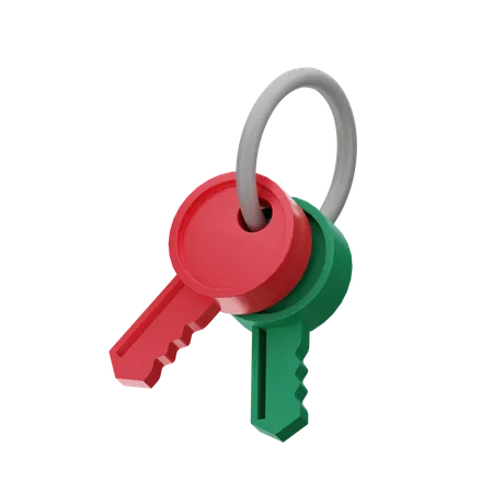 Keys  3D Icon