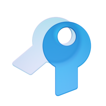 Keys  3D Icon