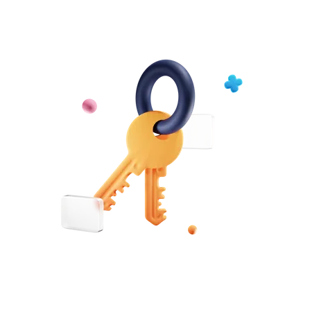 Keys  3D Icon