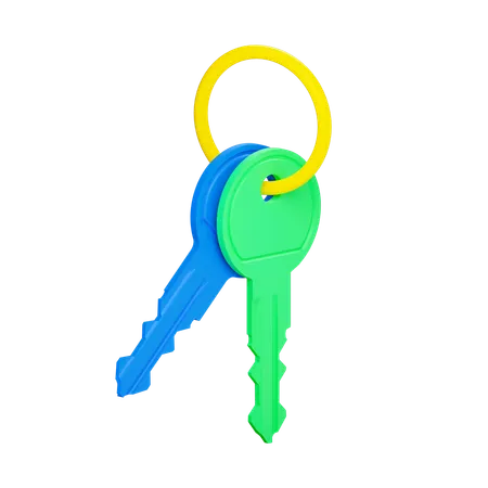 Keys  3D Icon