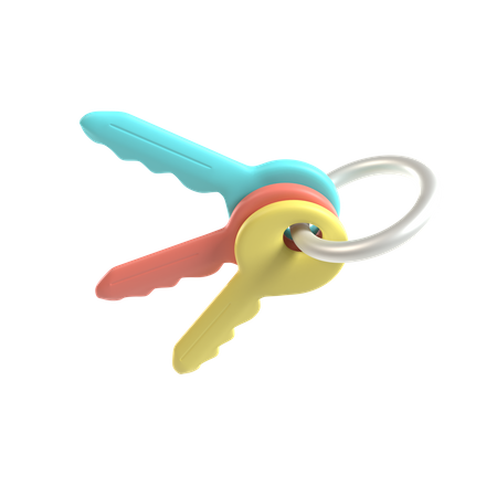 Keys  3D Illustration