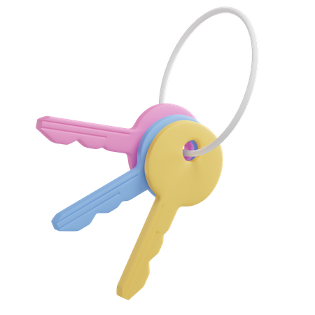 Keys  3D Illustration