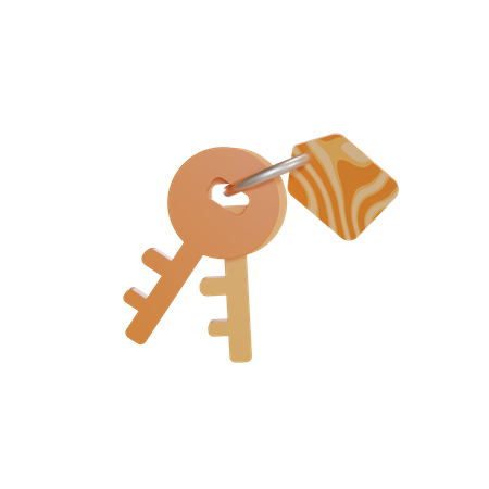 Keys  3D Illustration