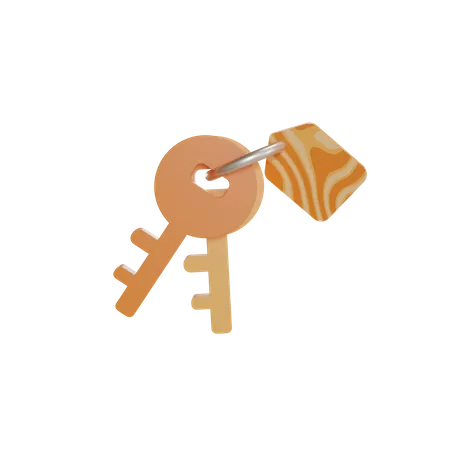 Keys  3D Illustration