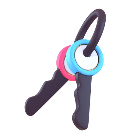 Keys  3D Icon
