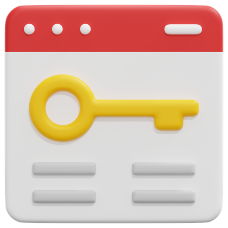 Keyword  3D Icon