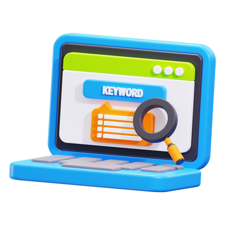Keyword  3D Icon