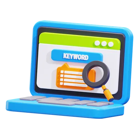 Keyword  3D Icon