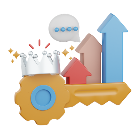 Keyword ranking  3D Icon