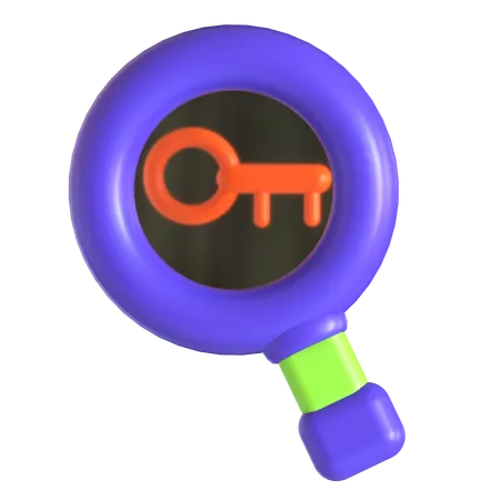 Keyword Research  3D Icon