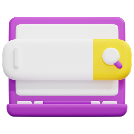 Keyword Search  3D Icon