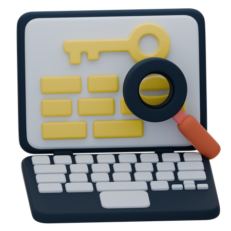 Keyword Search  3D Icon