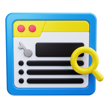 Keyword Search  3D Icon