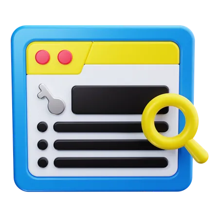 Keyword Search  3D Icon