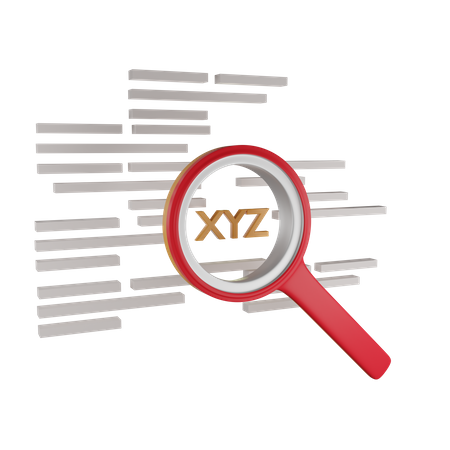 Keyword search  3D Icon