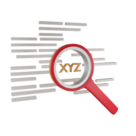 Keyword search  3D Icon