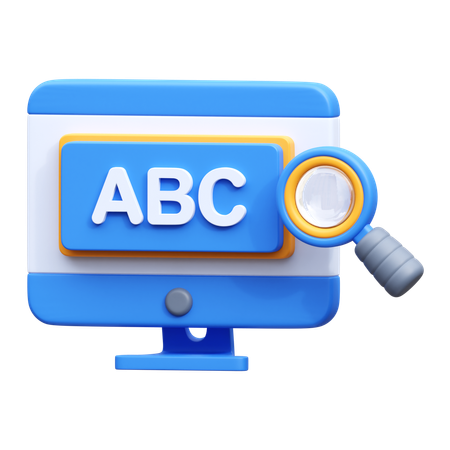 Keyword Search  3D Icon