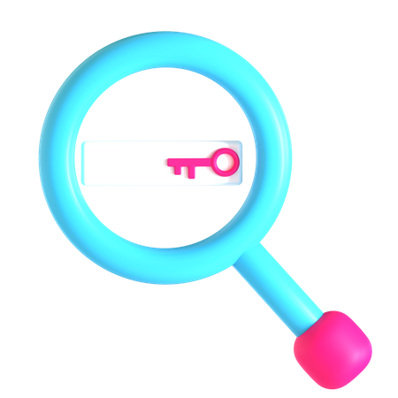 Keyword Search  3D Icon